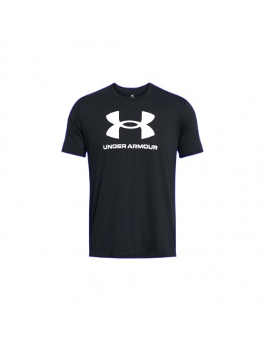 Camiseta negra Under Aemour negra hombre