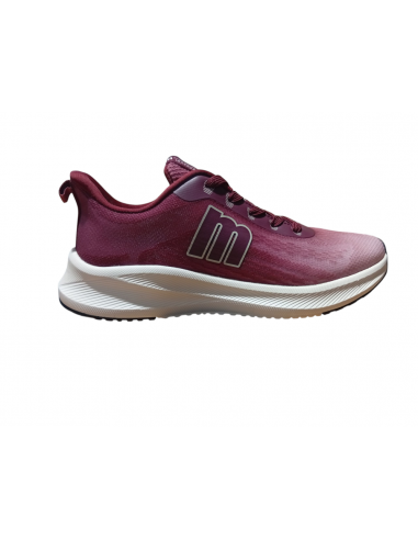 Zapatilla burdeos MUSTANG KNITTING burgundy woman 60802
