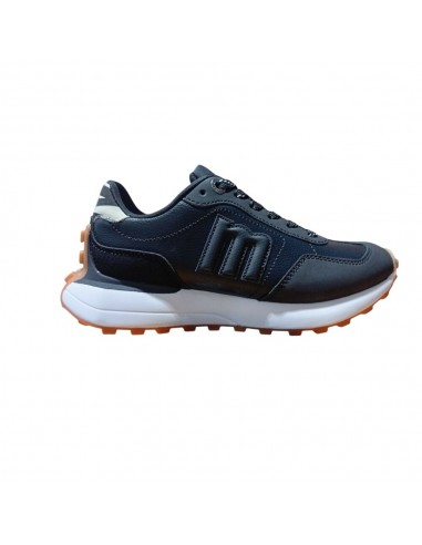 Zapatilla negra MUSTANG MURRI black/july white 60838