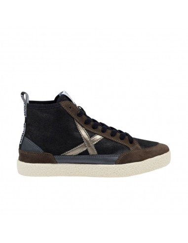 Zapatilla negra Munich negra Mujer