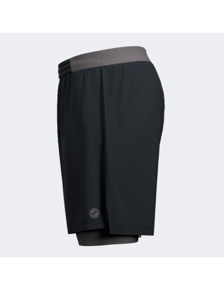 Pantalon corto negro Joma negro hombre