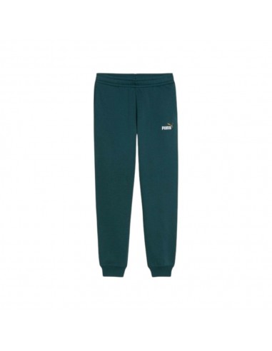 Pantalón chandal verde PUMA ESS 2 COLOR logo sweetpants 685824-75