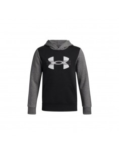 Sudadera negra Under Armour negra JR 2