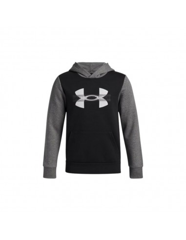 Sudadera negra Under Armour negra JR