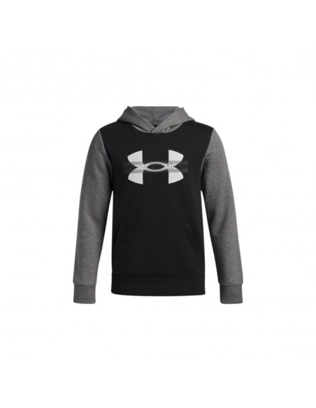 Sudadera negra Under Armour negra JR