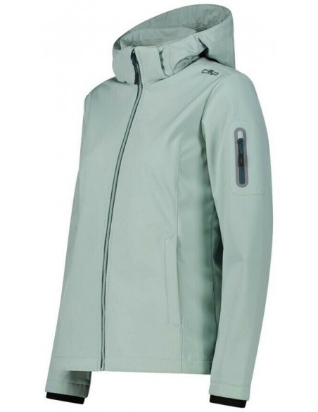 SOFTSHELL CMP MUJER ZIP HOOD