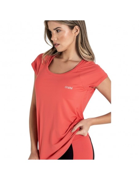 Camiseta coral Ditchil coral mujer