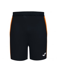 JOMA-SHORT MAXI NEGRO NARANJA