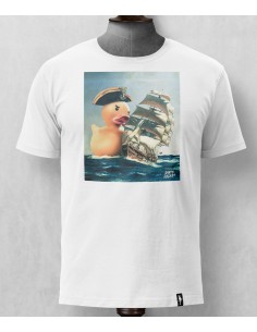 CAMISETA MANGA CORTA DIRTY VELVET COMBATE NAVAL PATO DE GOMA