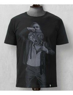 CAMISETA DIRTY VELVET LOBO INTERIOR