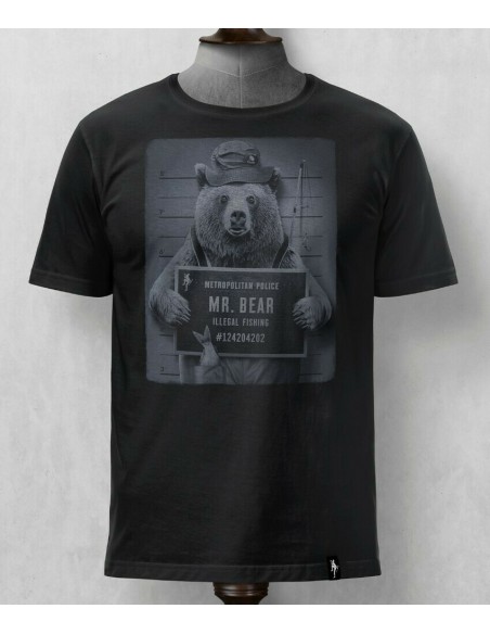 CAMISETA DIRTY VELVET FICHA POLICIAL OSO PESCADOR