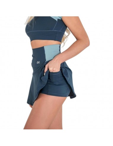 Falda 2-1 azul Ditchil azul mujer