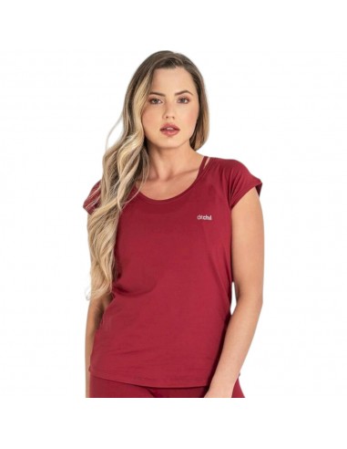 Camiseta granate Ditchil granate mujer