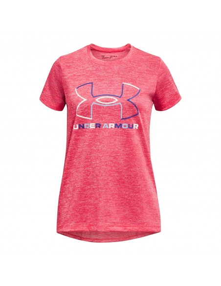 UNDER ARMOUR TECH BL TWIST SS PNK