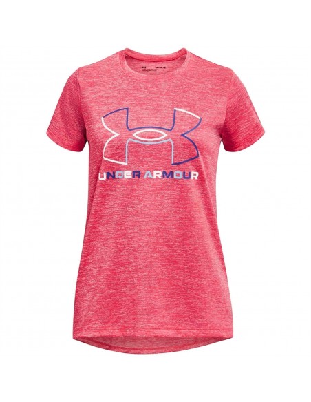 UNDER ARMOUR TECH BL TWIST SS PNK