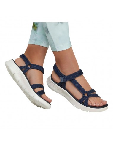 Sandalia azul Skechers azul mujer