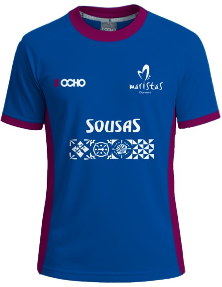 :OCHO CAMISETA VIOLETA MARISTAS FUTBOL