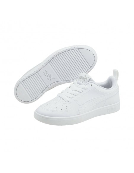 Zapatilla de Moda para UNISEX JUNIOR PUMA Zapatilla blanca PUMA RICKIE JR  WHITE 384311-01