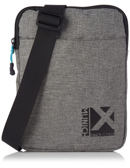 MUNICH GYM SPORTS CROSSBODY SLIM GREY MELANGE