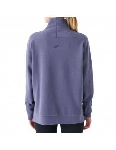 Sudadera yoga azul 4F azul mujer