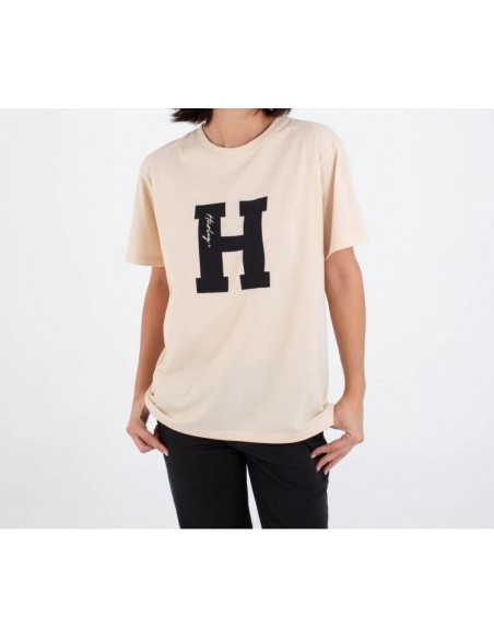 CAMISETA ALGODON MANGA CORTA MUJER HURLEY OUT RUN TEE