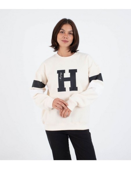 SUDADERA MUJER HURLEY OUT RUN CREW