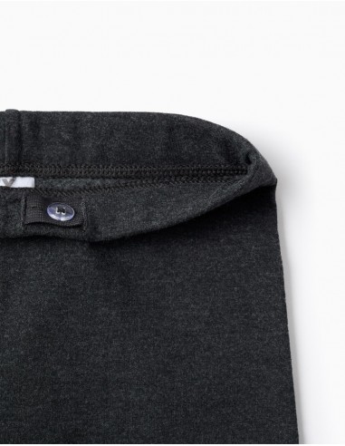 MALLA NIÑA ZIPPY GRIS OSCURO