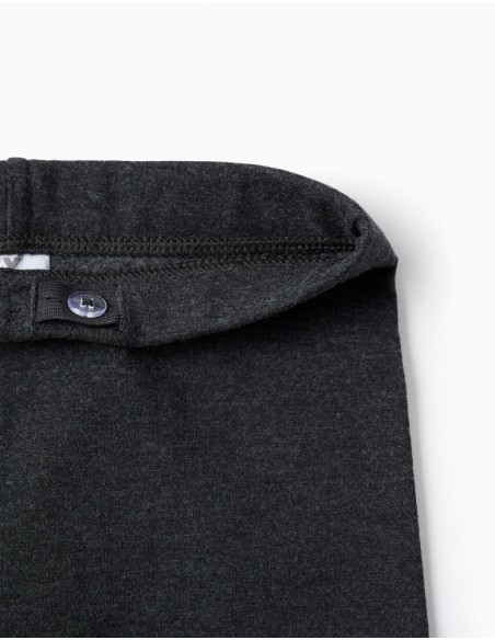 MALLA NIÑA ZIPPY GRIS OSCURO