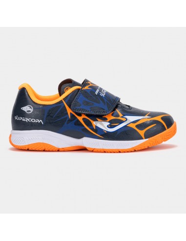 JOMA BOTAS SUPER COPA JR 2503 MARINO/NARANJA