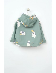 CHUBASQUERO BEBE CON FORRO INTERIOR BATELA OSITOS 2