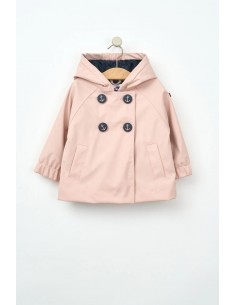 CHUBASQUERO BEBE CON FORRO INTERIOR BATELA BOTONES ANCLA