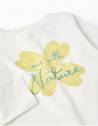CAMISETA MANGA LARGA ZIPPY NIÑA ALGODON NATURE