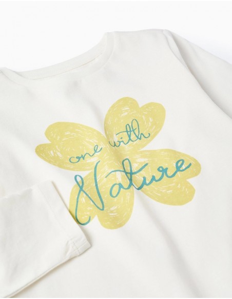 CAMISETA MANGA LARGA ZIPPY NIÑA ALGODON NATURE