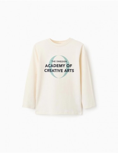 CAMISETA MANGA LARGA ZIPPY NIÑO ALGODON SWEDISH