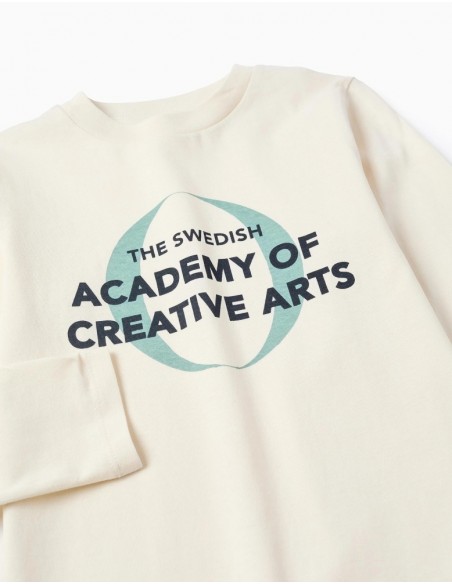 CAMISETA MANGA LARGA ZIPPY NIÑO ALGODON SWEDISH