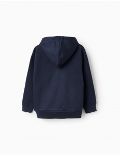 SUDADERA CON CAPUCHA ZIPPY NIÑO MARINO 2