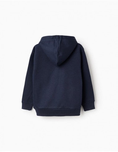 SUDADERA CON CAPUCHA ZIPPY NIÑO MARINO