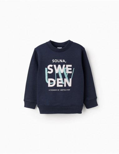 SUDADERA ZIPPY CUELLO REDONDO SOLNA MARINO