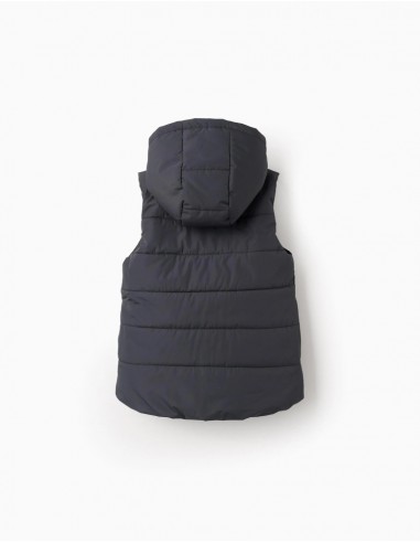 CHALECO DE NIÑO ZIPPY ACOLCHADO CON CAPUCHA