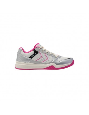 Zapatilla blanca indoor Hummel blanca JR