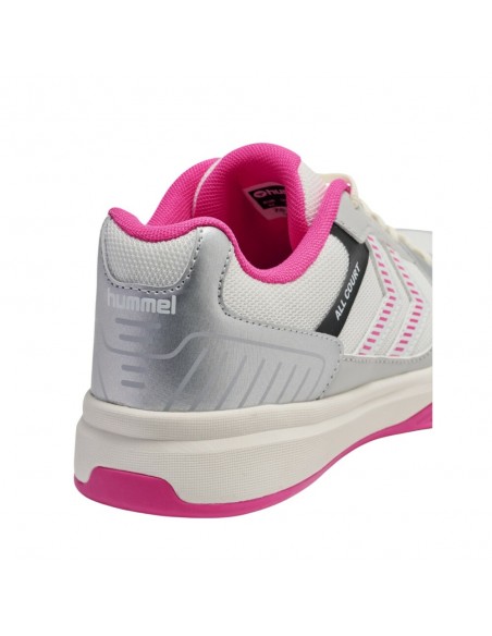 Zapatilla blanca indoor Hummel blanca JR