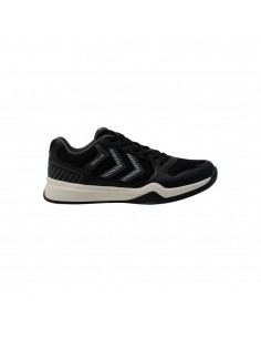 Zapatilla negra indoor Hummel negra hombre 2