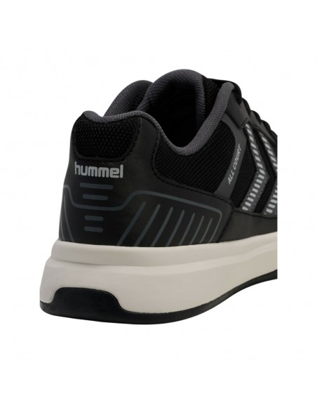 Zapatilla negra indoor Hummel negra hombre
