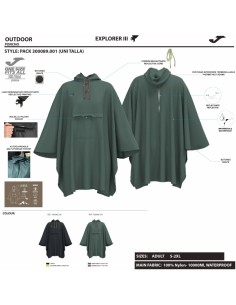 PONCHO IMPERMEABLE JOMA EXPLORER III 2