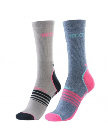 Calcetines trekking azul thermo +8000 azul mujer