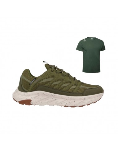 Zapatilla verde PAREDES TREK. INSUA CMS LYRA CAB KAKI LT25587-KA