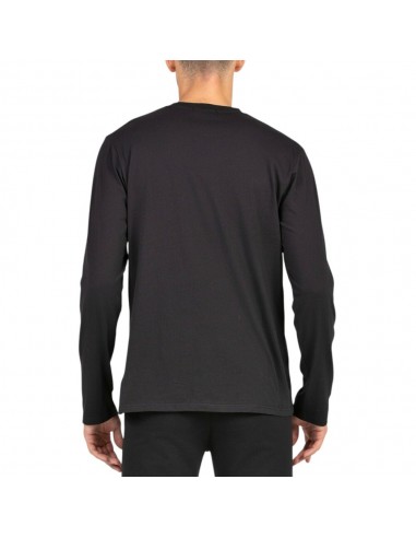 Camiseta M/L negra +8000 negra hombre