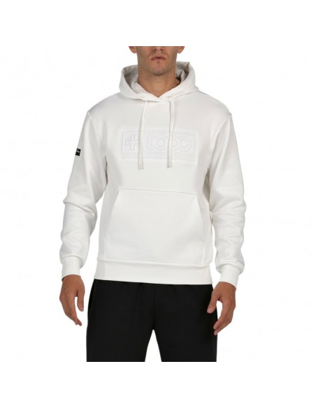 Sudadera blanca +8000 blanca hombre