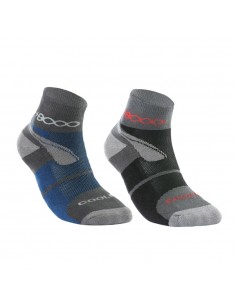 Calcetin coolmax azul-gris +8000 azul-gris hombre