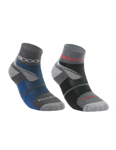 Calcetin coolmax azul-gris +8000 azul-gris hombre